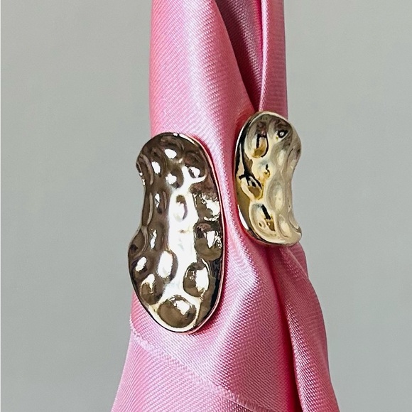 Gold half split ring - Picture 2 of 4